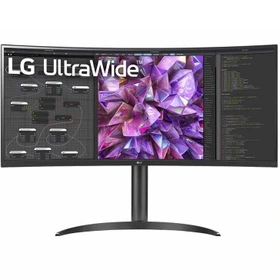 مانیتور خمیده 34 اینچ ال جی مدل UltraWide 34WQ75C-B